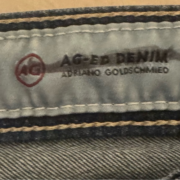AG-ED Denim Prima Cigarette Crop Jeans Mid-rise Size 25 Dark Faded Wash Stretch - Picture 7 of 9